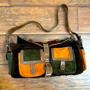 Suede Adjustable Purse